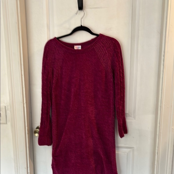 LuLaRoe Lauren Chenille sweater dress or tunic top- nwot - Picture 3 of 8